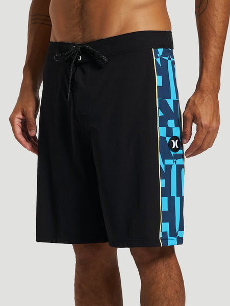 Boardshorts Preto Hurley Side Half Letters