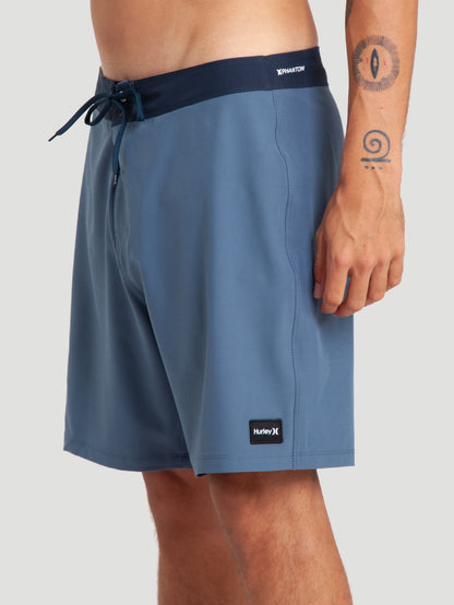 Boardshorts Hurley Phantom Eco One & Only 18" Importado Azul