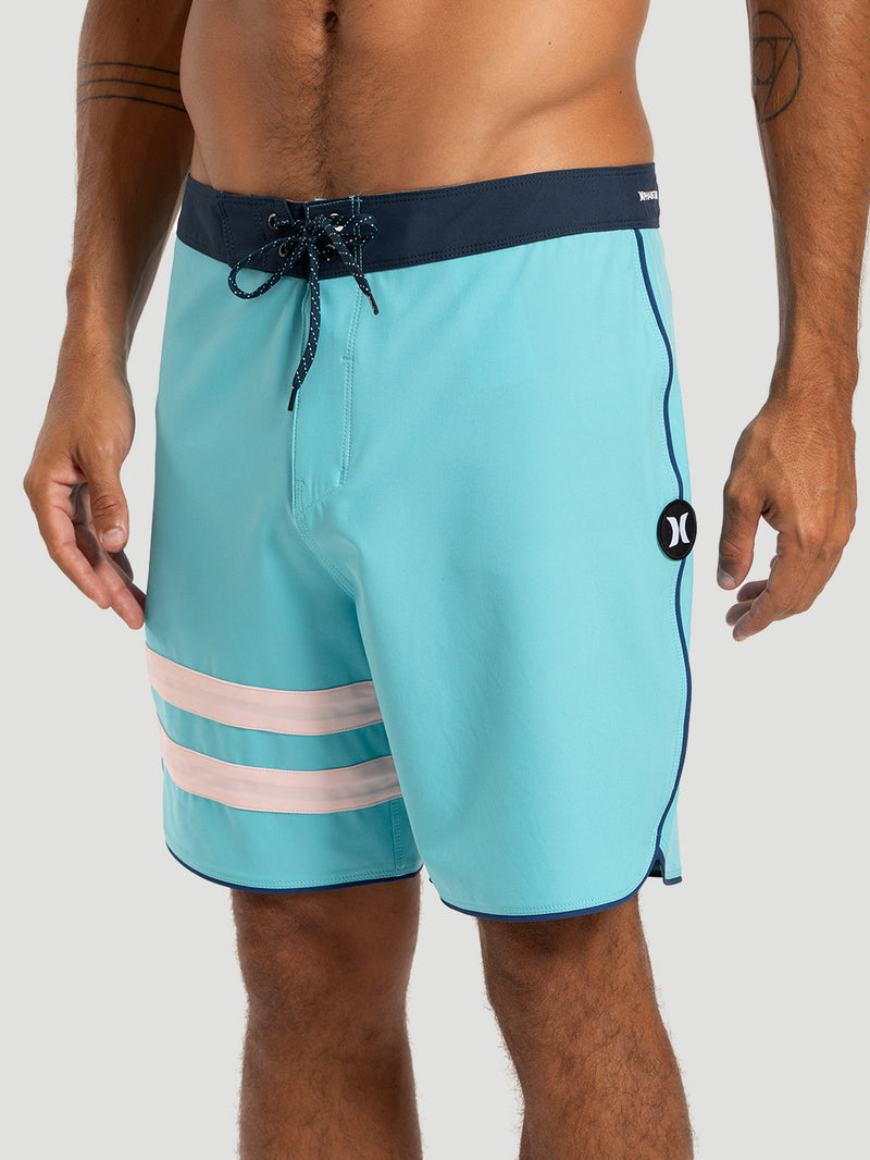 Boardshort Hurley Phantom Eco Block Party 18" Turquesa