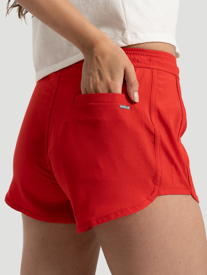 Boardshorts Feminino Hurley Color Vermelho
