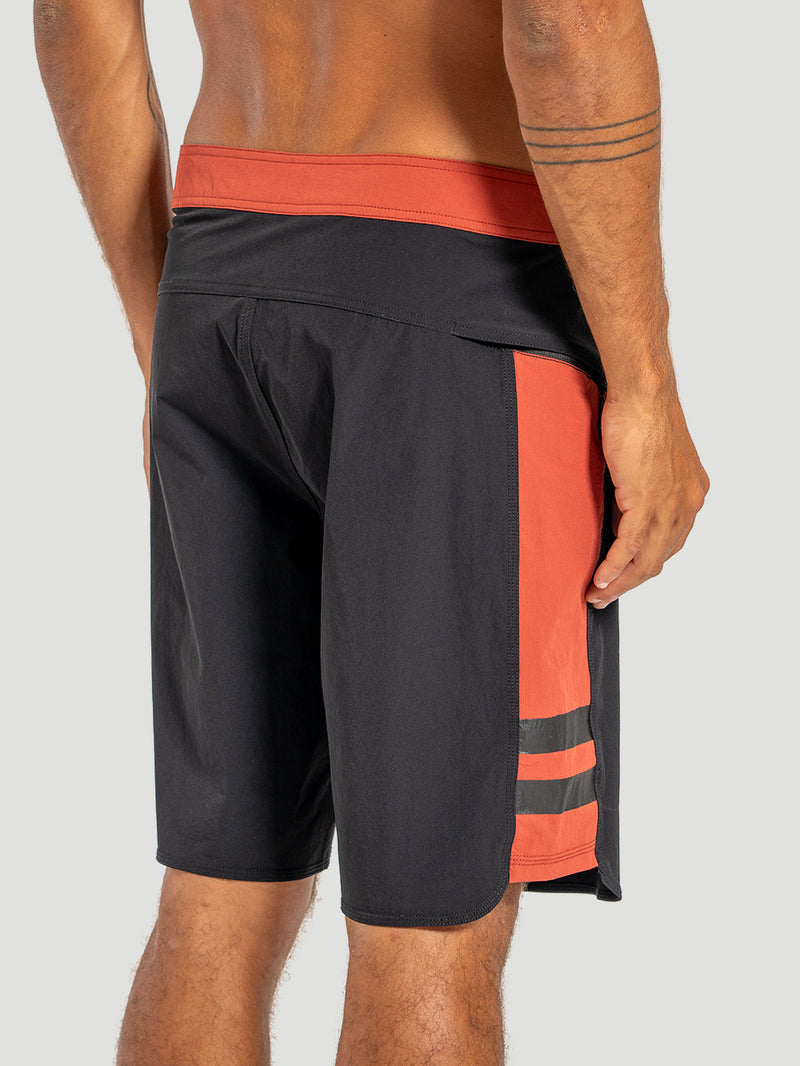 Boardshorts Hurley Slash Block Party 19" Preto