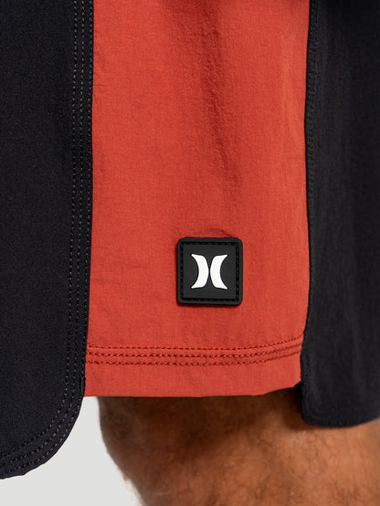 Boardshorts Hurley Slash Block Party 19" Preto