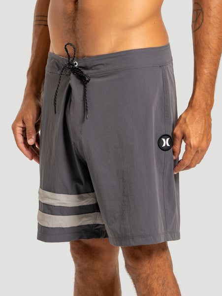 Boardshorts Hurley Local Block Party 18" Cinza