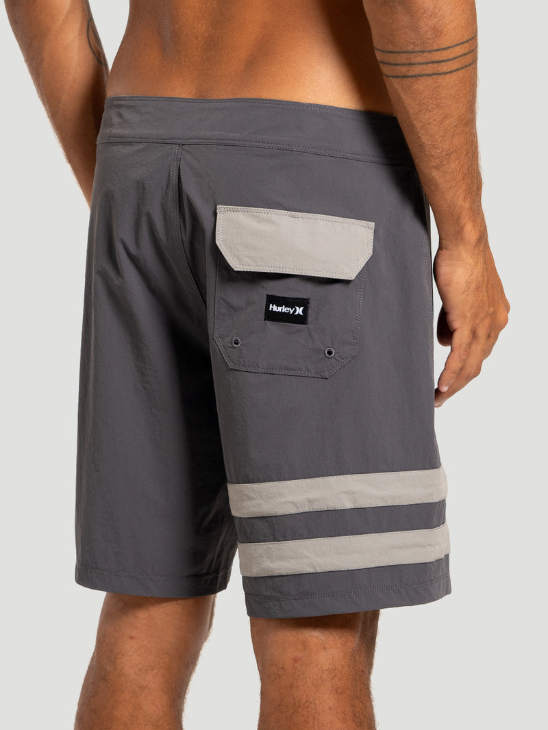 Boardshorts Hurley Local Block Party 18" Cinza