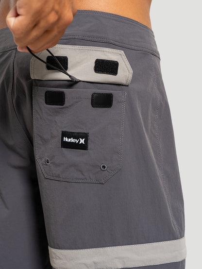 Boardshorts Hurley Local Block Party 18" Cinza