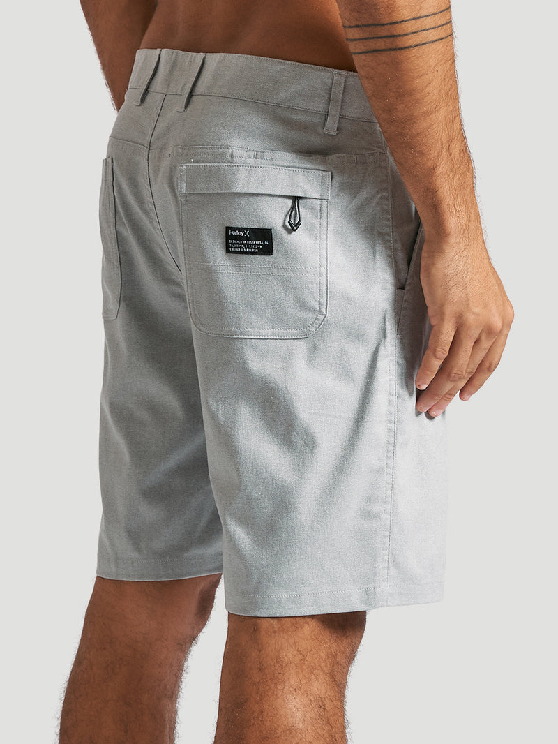 Bermuda Walk Hurley H20 - Dri Vapor Chino 19" Cinza