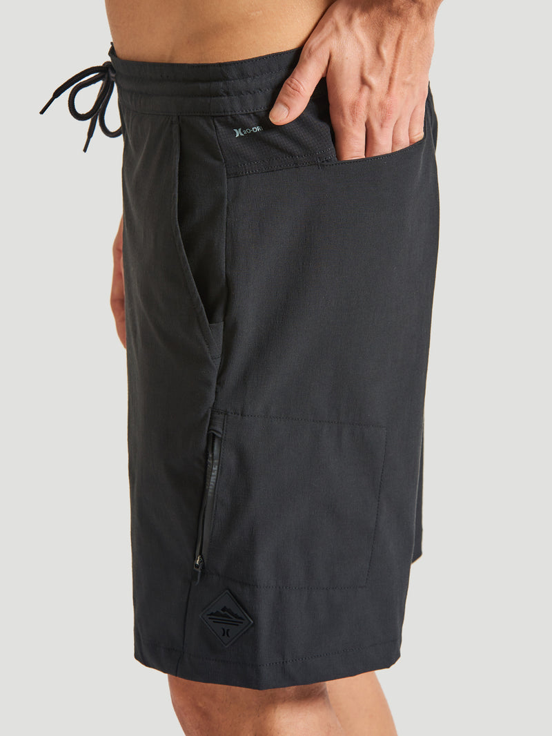 Bermuda Walk Hurley H20-DRI Nomade Cargo 19” Preto