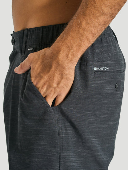 Bermuda Walk Hurley Phantom Slub 3/4 Waistband 18'' Preto