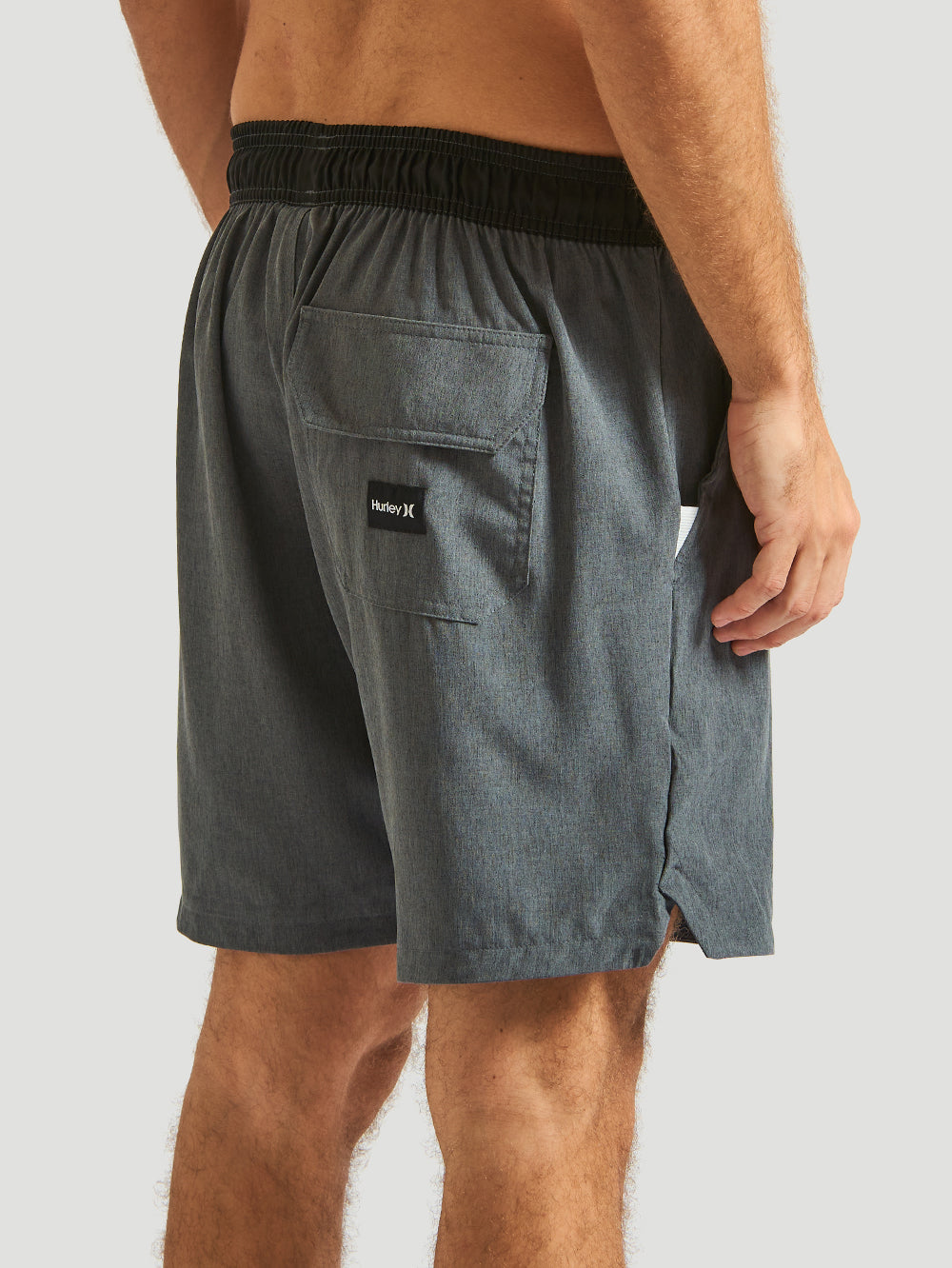 Shorts Hurley Speed 17” Mescla Preto