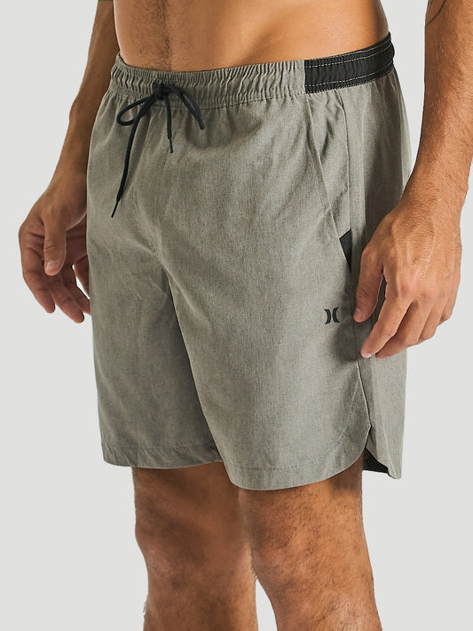 Shorts Hurley Speed 17'' Mescla Cinza