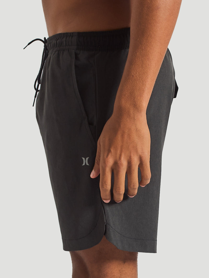 Shorts Hurley Speed 17'' Mescla Preto