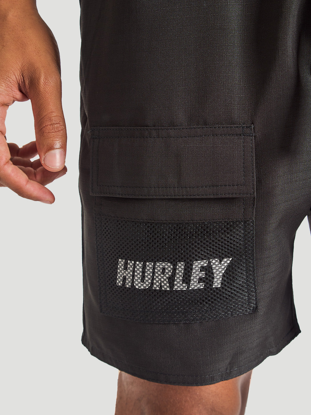 Shorts Hurley Crossover 17'' Preto