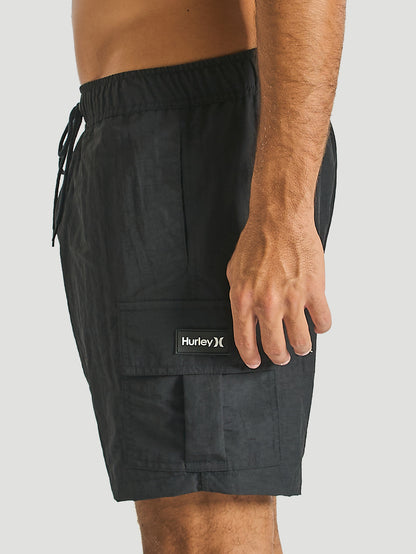 Shorts Hurley Techno 17'' Preto