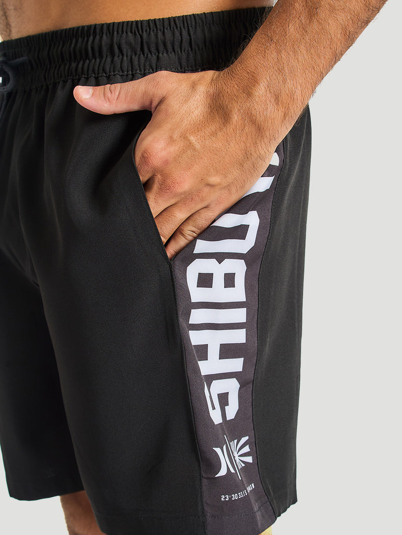 Shorts Hurley Totem Shibuya Preto