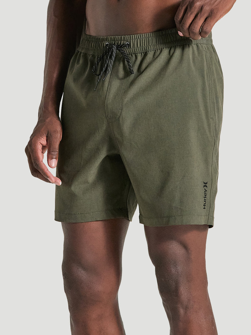 Shorts Tactel 17 Polegadas Militar Hurley Volley Athletic