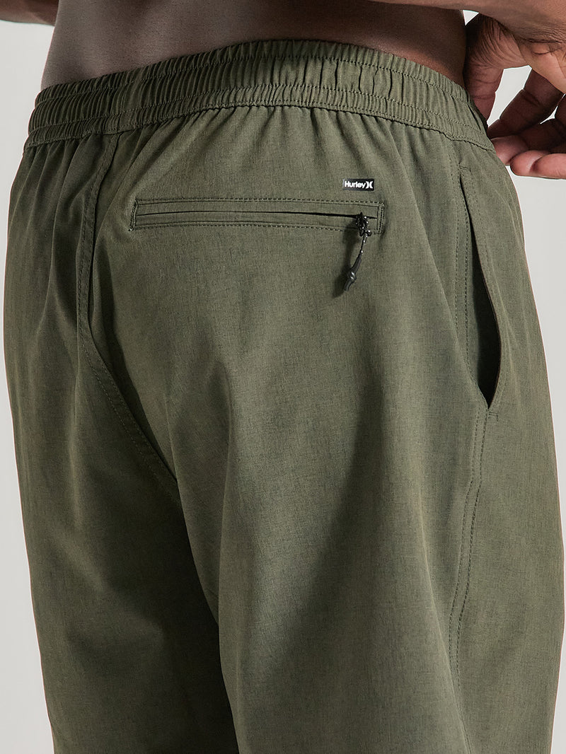 Shorts Tactel 17 Polegadas Militar Hurley Volley Athletic