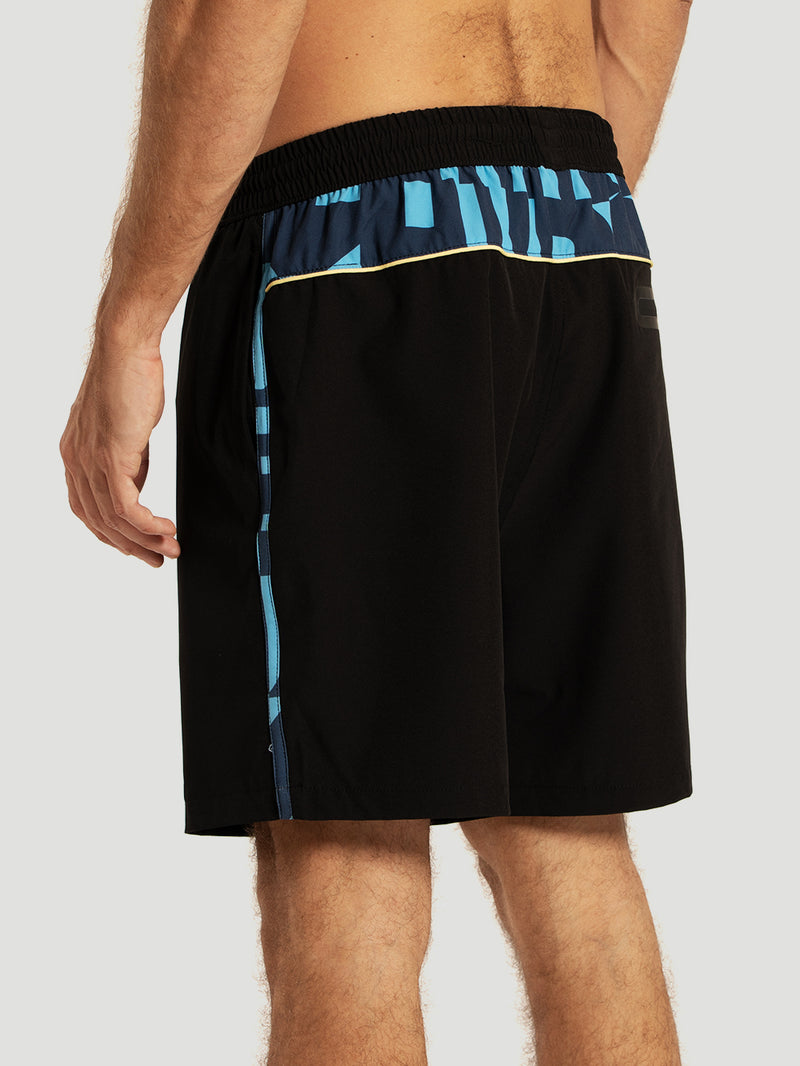 Shorts Volley Preto Hurley Half Letters