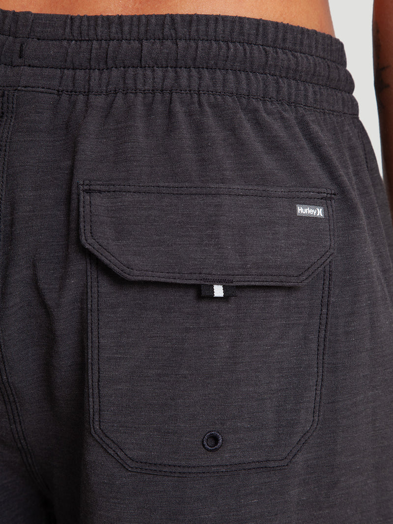 Shorts Volley Hurley Phantom Eco Block Party 17" Preto