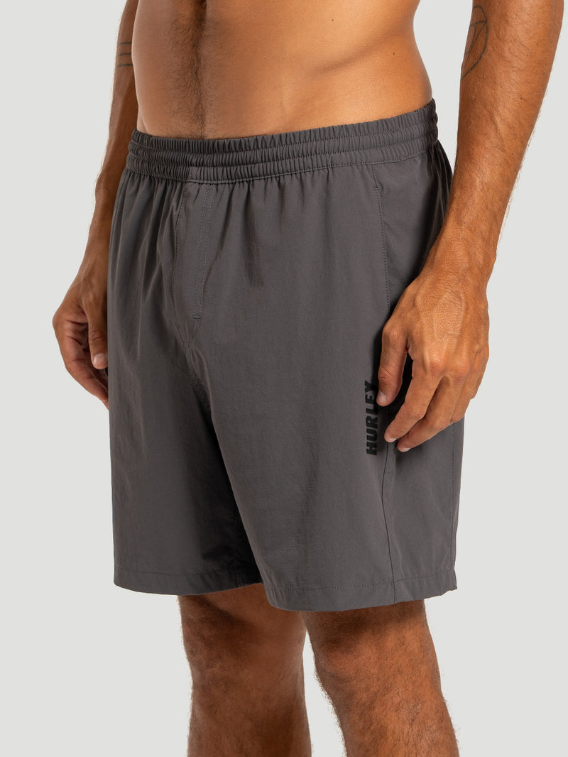 Shorts Volley Block Hurley 17,5" Cinza