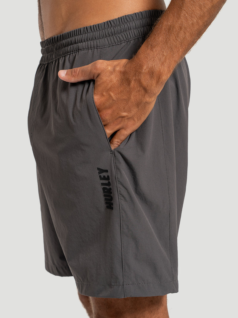 Shorts Volley Block Hurley 17,5" Cinza