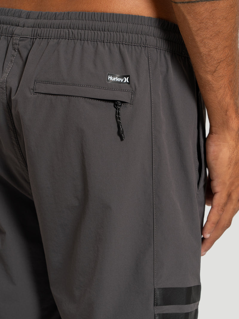 Shorts Volley Block Hurley 17,5" Cinza