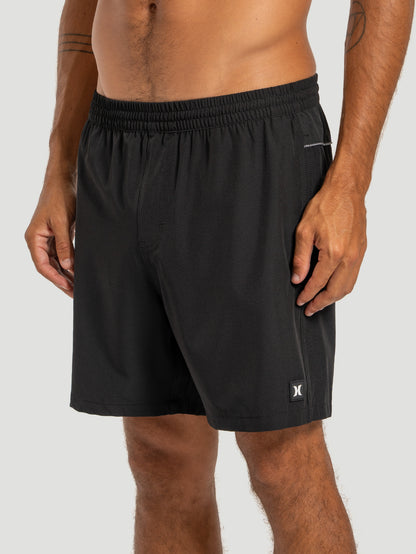 Shorts Volley Training Hurley 17,5" Preto
