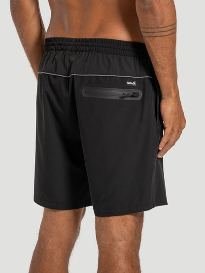 Shorts Volley Training Hurley 17,5" Preto
