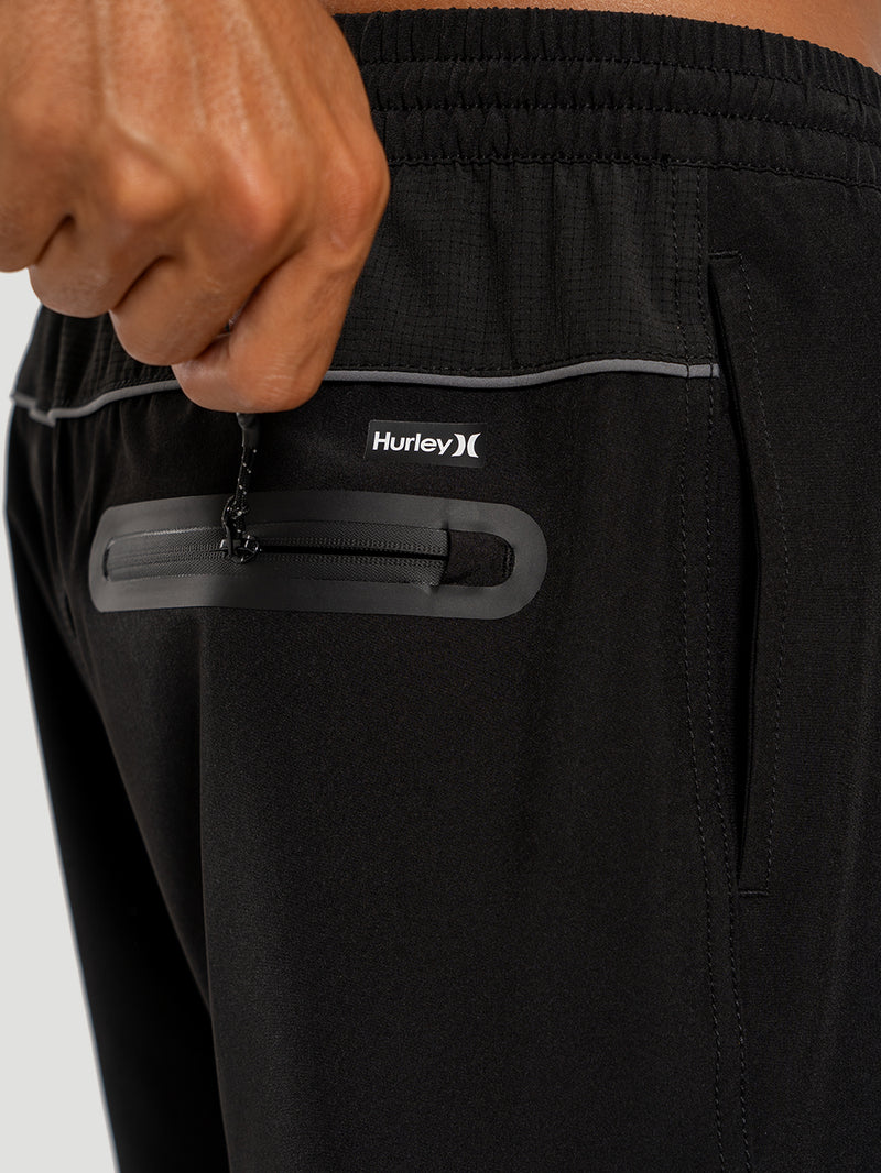 Shorts Volley Training Hurley 17,5" Preto