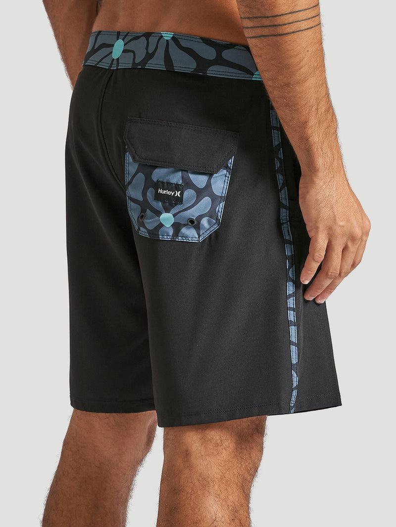 Bermuda Híbrida Hurley Psico 18" Preta