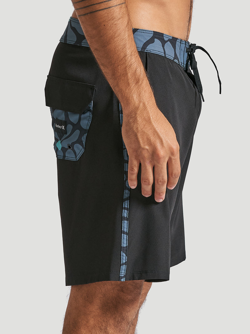 Bermuda Híbrida Hurley Psico 18" Preta