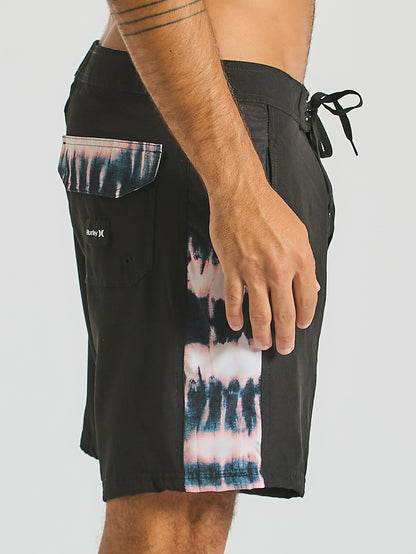 Bermuda Híbrida Hurley Tie Dye 18'' Preto