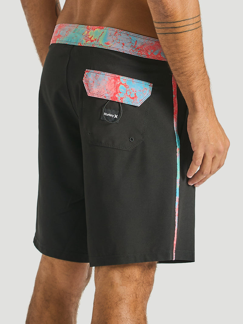 Bermuda Híbrida Hurley Plasma Stripe 18'' Preto