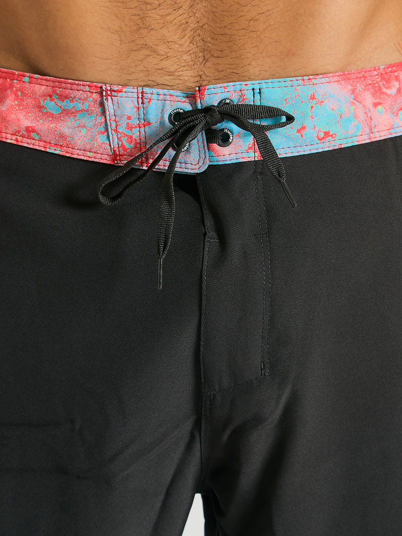 Bermuda Híbrida Hurley Plasma Stripe 18'' Preto