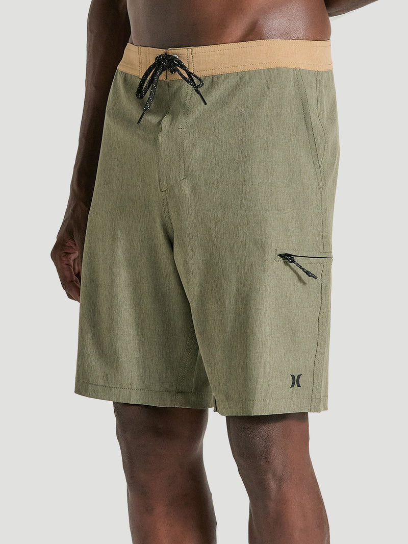 Bermuda Híbrida 19,5 Polegadas Verde Militar Hurley Union