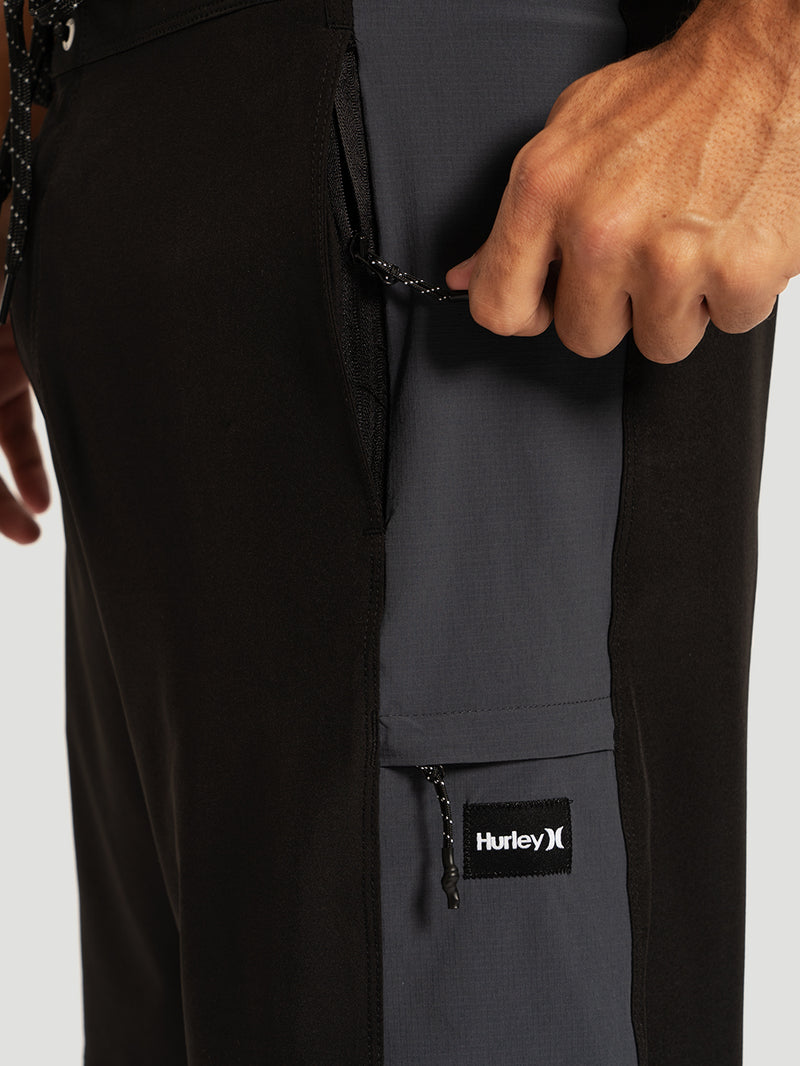 Bermuda Híbrida 18 Preto Hurley Multi