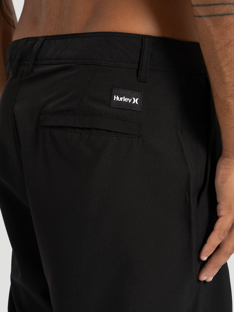 Bermuda Híbrida Hurley MFO Start Preta