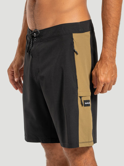 Bermuda Híbrida Hurley Beachside Multi 19,5" Preta