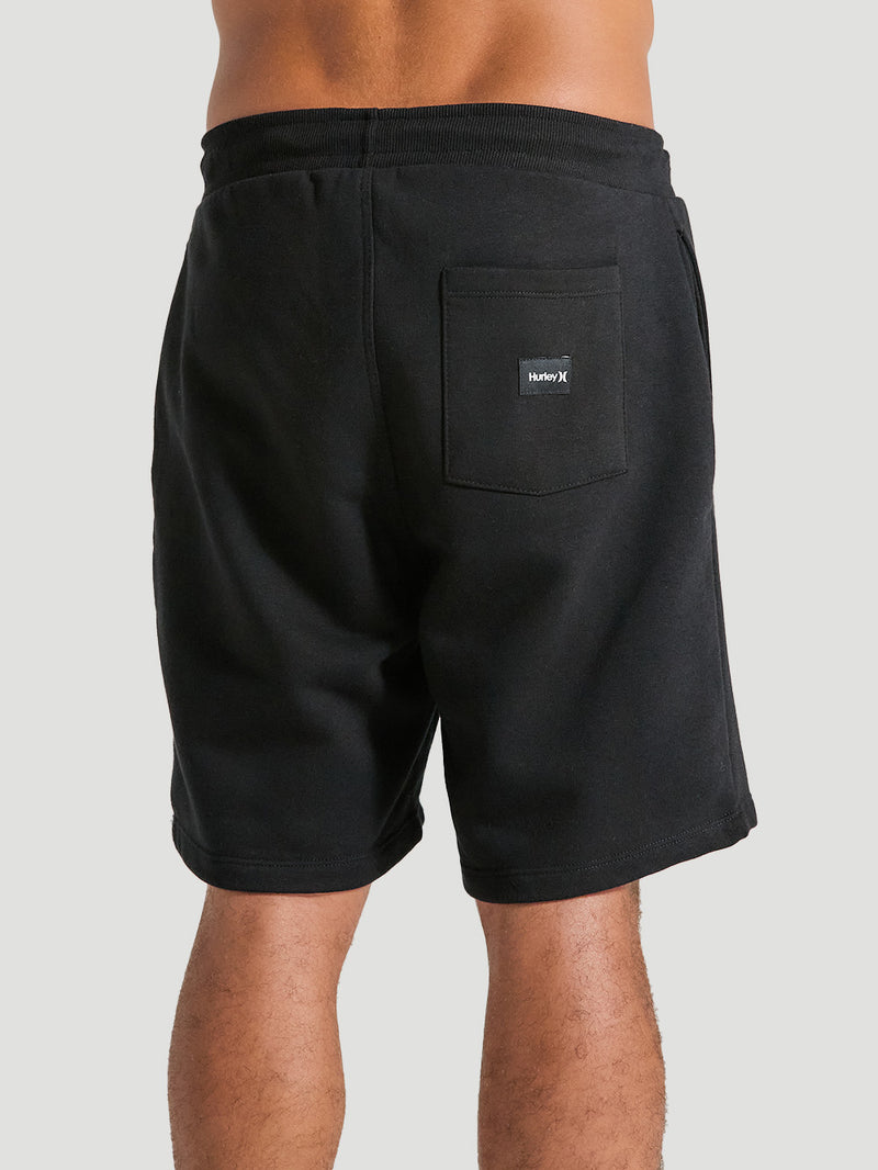 Bermuda Moletom Preta Hurley One&Only