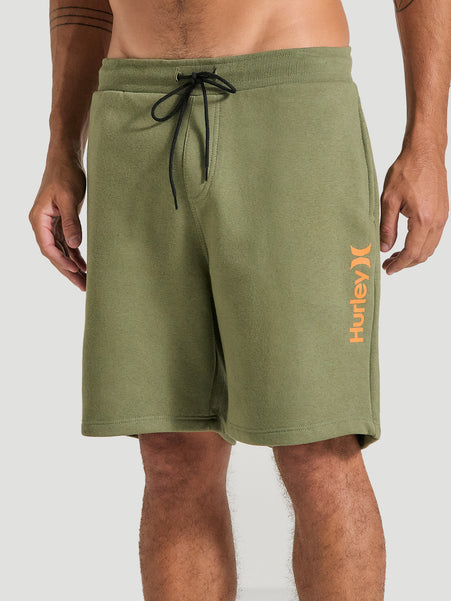 Bermuda Moletom Verde Militar Hurley One&Only
