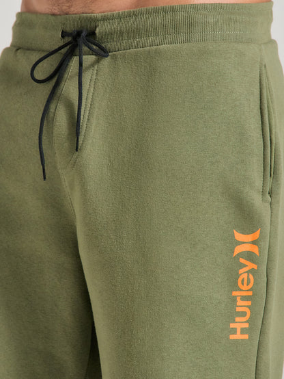 Bermuda Moletom Verde Militar Hurley One&Only