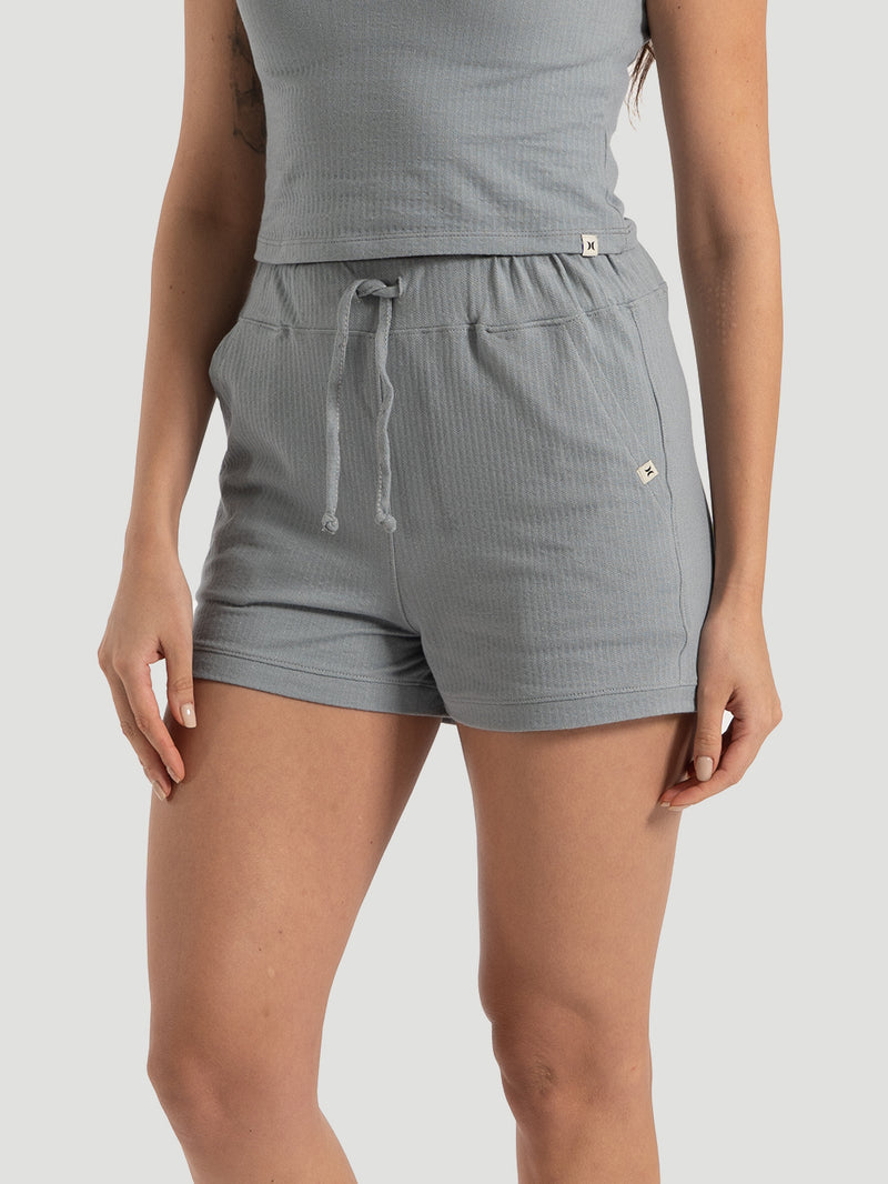 Shorts Feminino Hurley Espumante Cinza