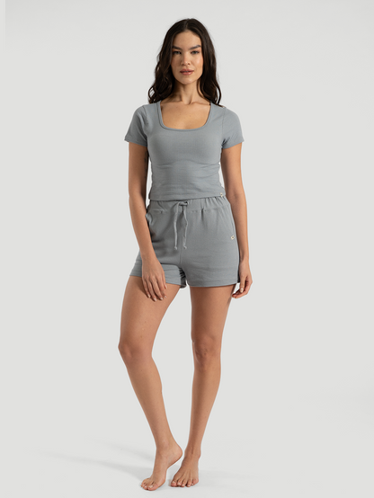Shorts Feminino Hurley Espumante Cinza