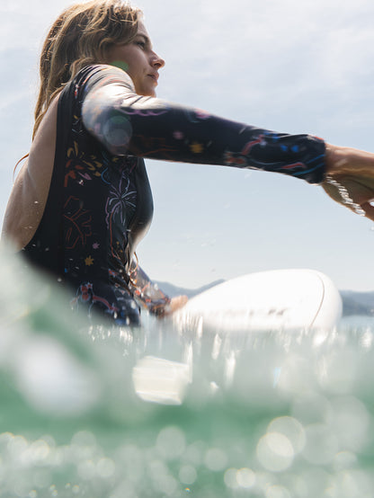 Body Surf Preto Estampado Hawaii Hurley X Jade