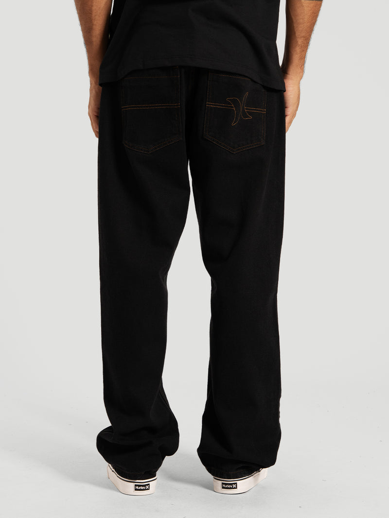 Calça Jeans Preta Hurley Strong