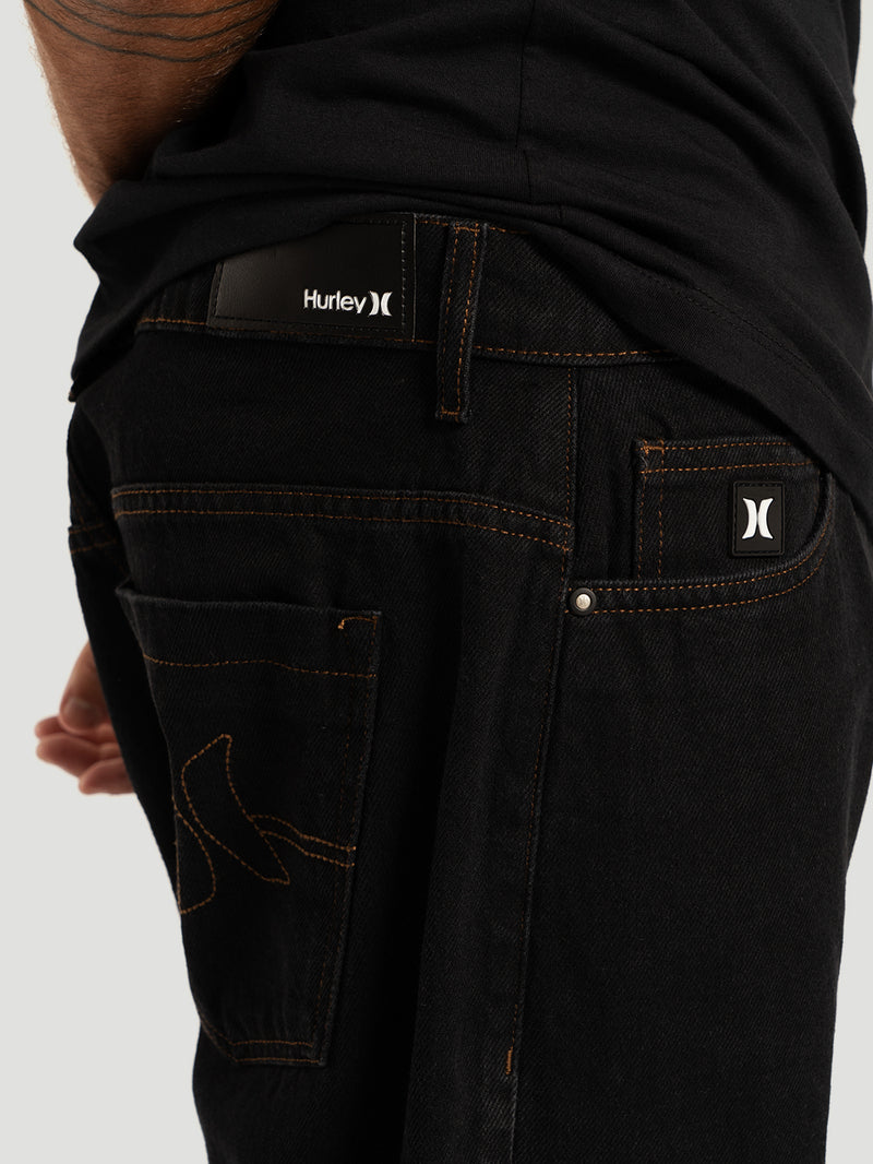 Calça Jeans Preta Hurley Strong