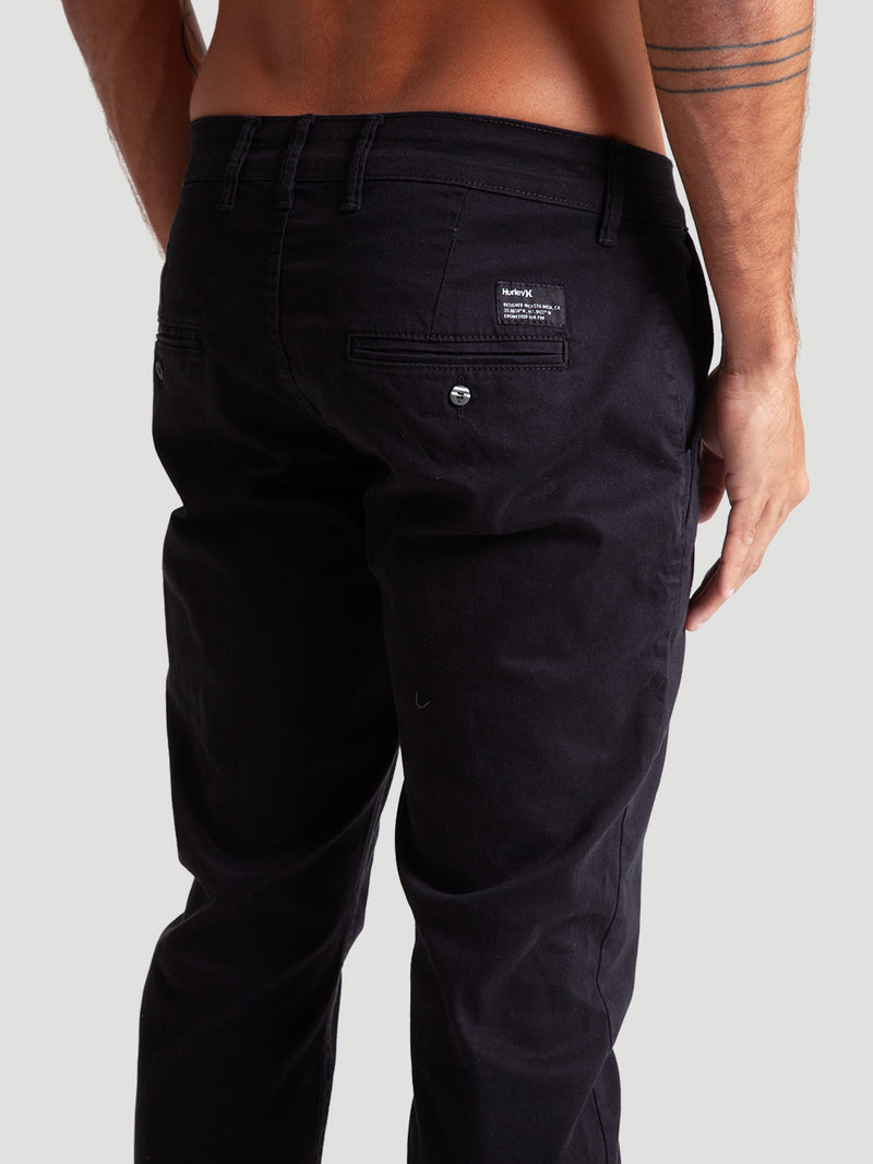 Calça Sarja Preta Hurley Cos Update