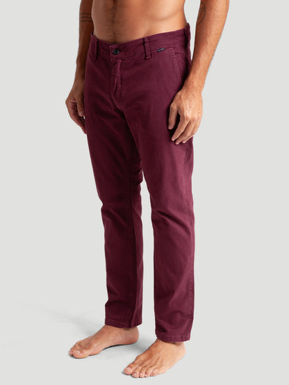Calça Sarja Vinho Hurley City