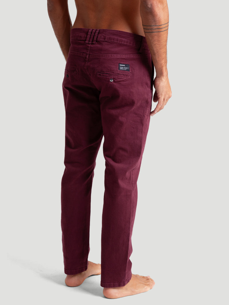 Calça Sarja Vinho Hurley City