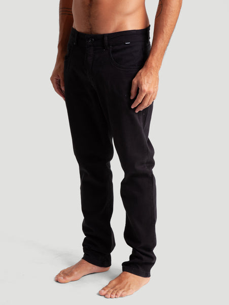 Calça Sarja Preta Hurley Block