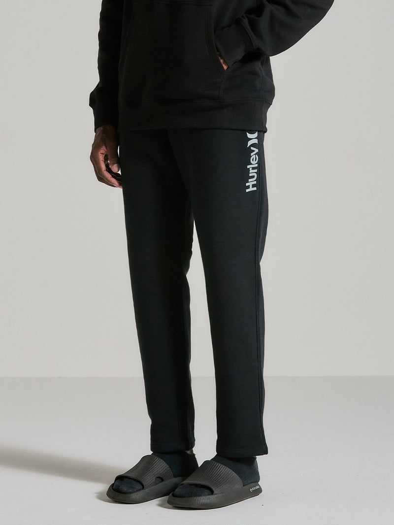 Calça Moletom Preta Básica Hurley O&O